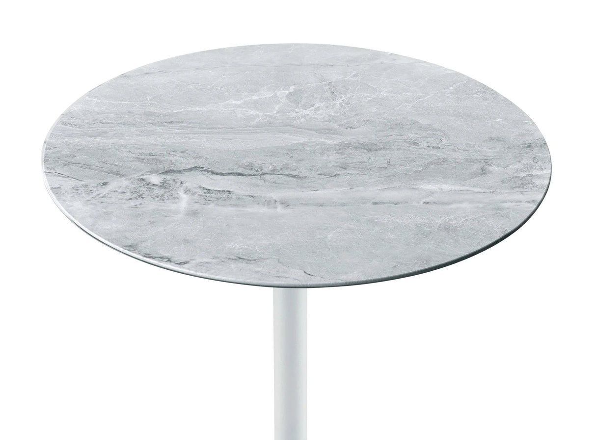 Orbit - 15.5" End Table With Height Adjustable Marble Textured Top - Furniture Home Direct