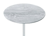 Orbit - 15.5" End Table With Height Adjustable Marble Textured Top - Furniture Home Direct