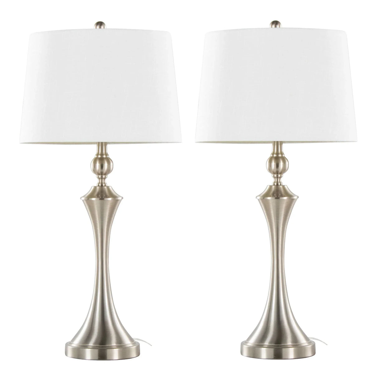 Flint - Contemporary Table Lamp Built In USB Port (Set of 2) - Furniture Home Direct