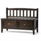 Burlington - Entryway Storage Bench With Drawers - Furniture Home Direct