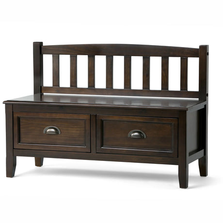 Burlington - Entryway Storage Bench With Drawers - Furniture Home Direct