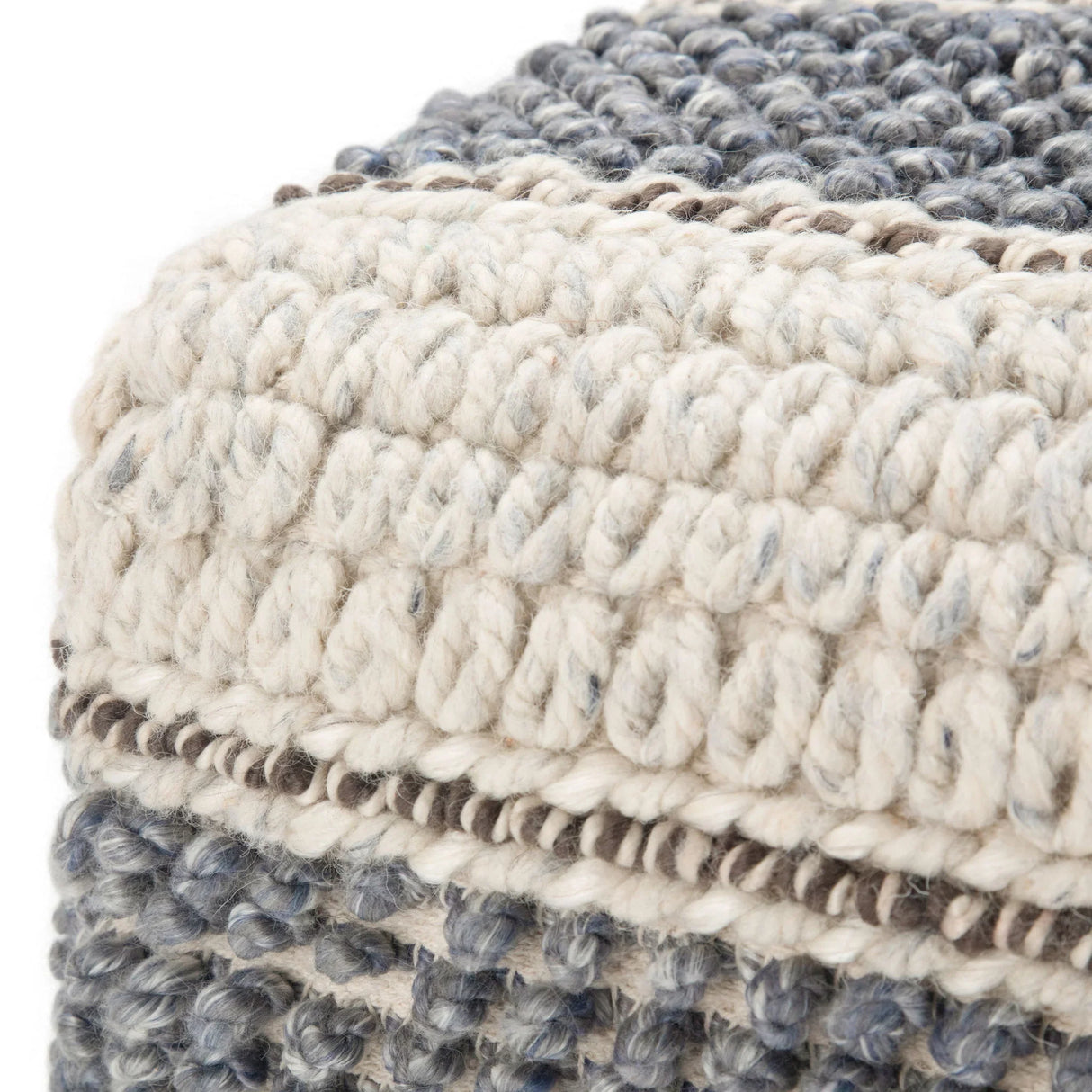 Grady - Handcrafted Square Pouf - Furniture Home Direct