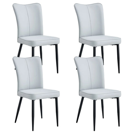 Modern Minimalist Dining Chairs With Metal Legs - Furniture Home Direct
