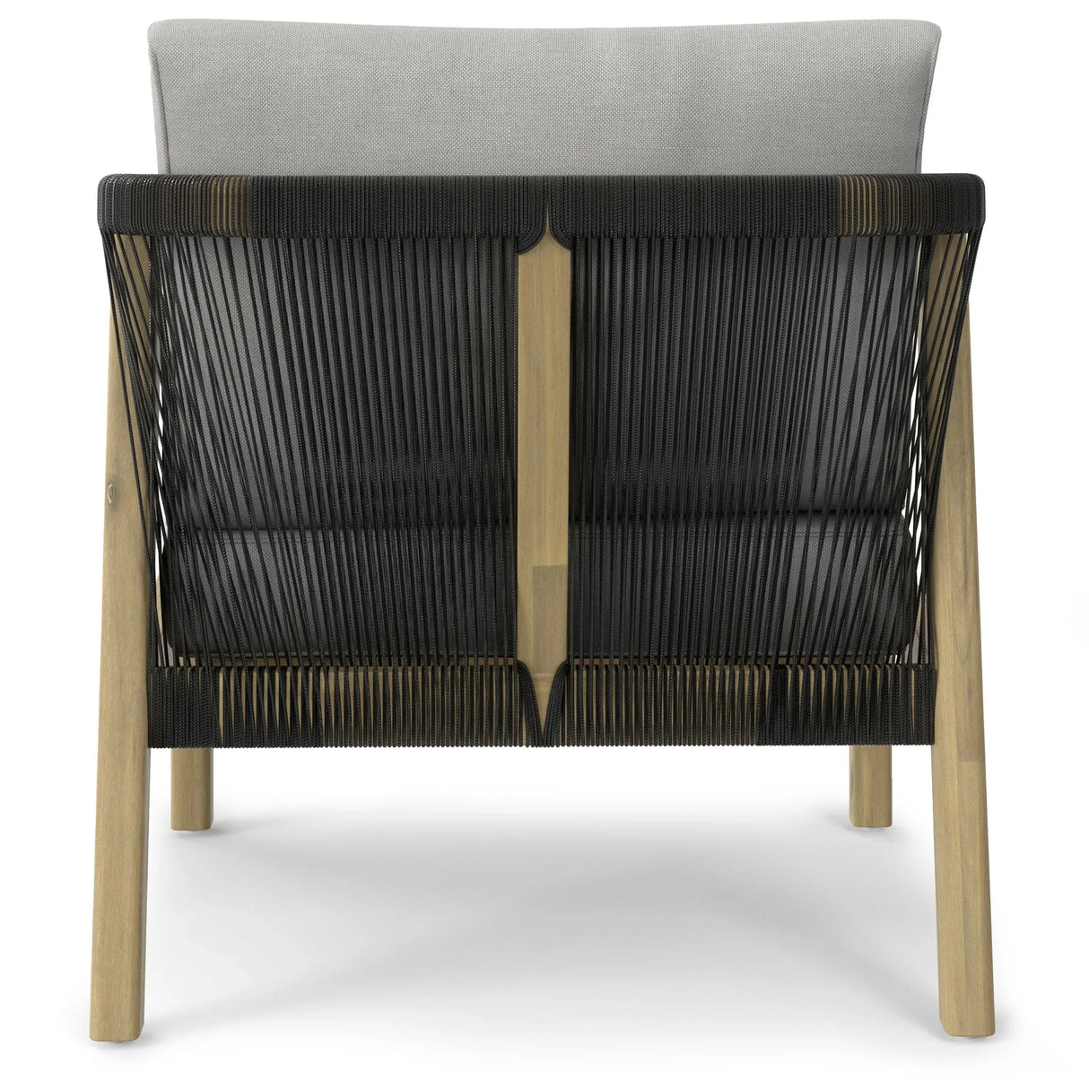 Palmetto - Outdoor Conversation Chair (Set of 2) - Stone Gray - Furniture Home Direct