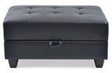 Stylish Storage Contemporary Ottoman - Furniture Home Direct