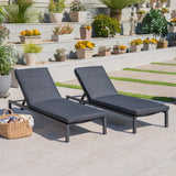 Chaise Lounge - Dark Gray - Furniture Home Direct