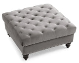 Soft Charming Traditional Ottoman - Furniture Home Direct