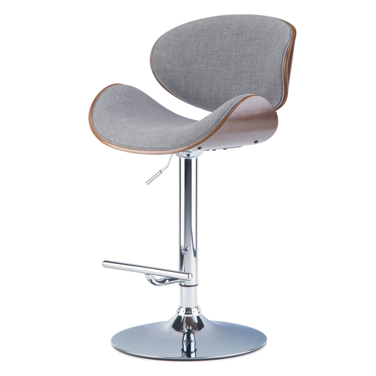 Marana - Multifunctional Handcrafted Bentwood Adjustable Swivel Bar Stool - Furniture Home Direct