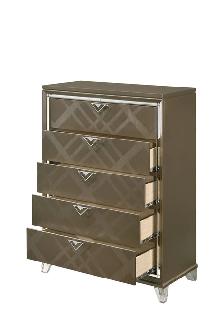 Skylar - Chest - Champagne - Furniture Home Direct