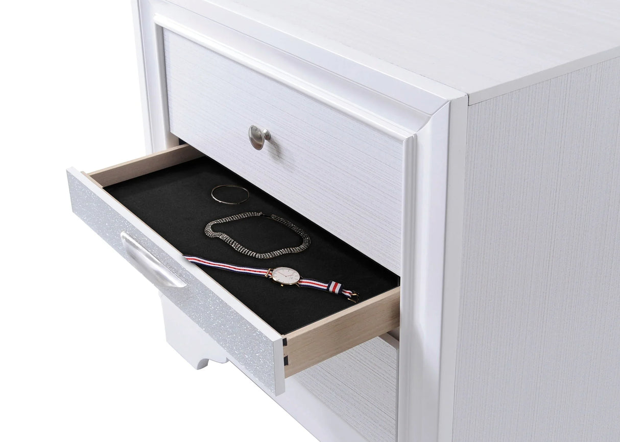 Naima - Chic Design Nightstand - Furniture Home Direct