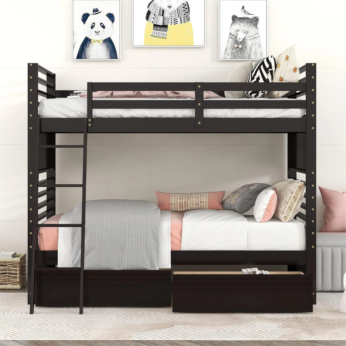 Bunk Bed With 2 Drawers - Furniture Home Direct
