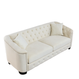 Sofa And Loveseat - Beige - Furniture Home Direct