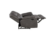 Katrine - 3 Piece Reclining Living Room Set - Charcoal - Furniture Home Direct