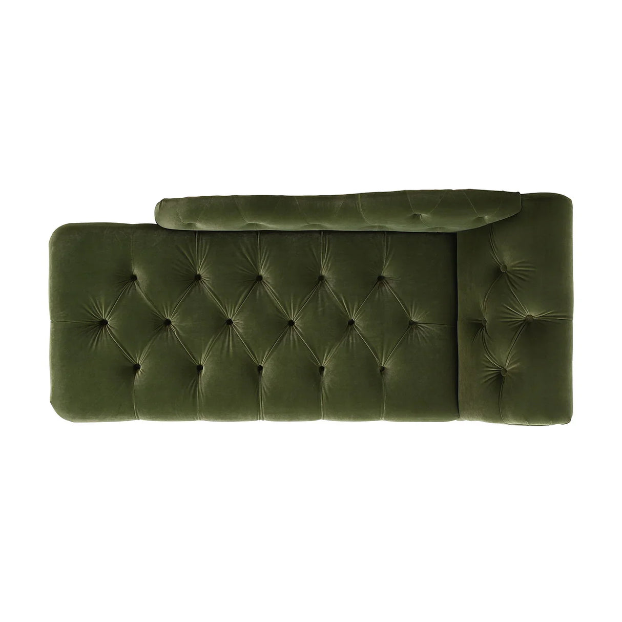 Samuel - Tufted Roll Arm Chaise Lounge - Furniture Home Direct