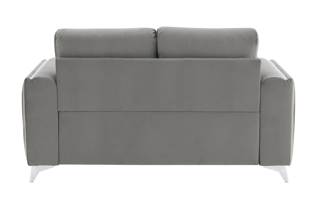 Wenona - Velvet Loveseat - Furniture Home Direct