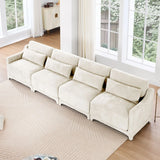 Elegant Sofa With Ergonomic Design And Lumbar Pillows - Furniture Home Direct