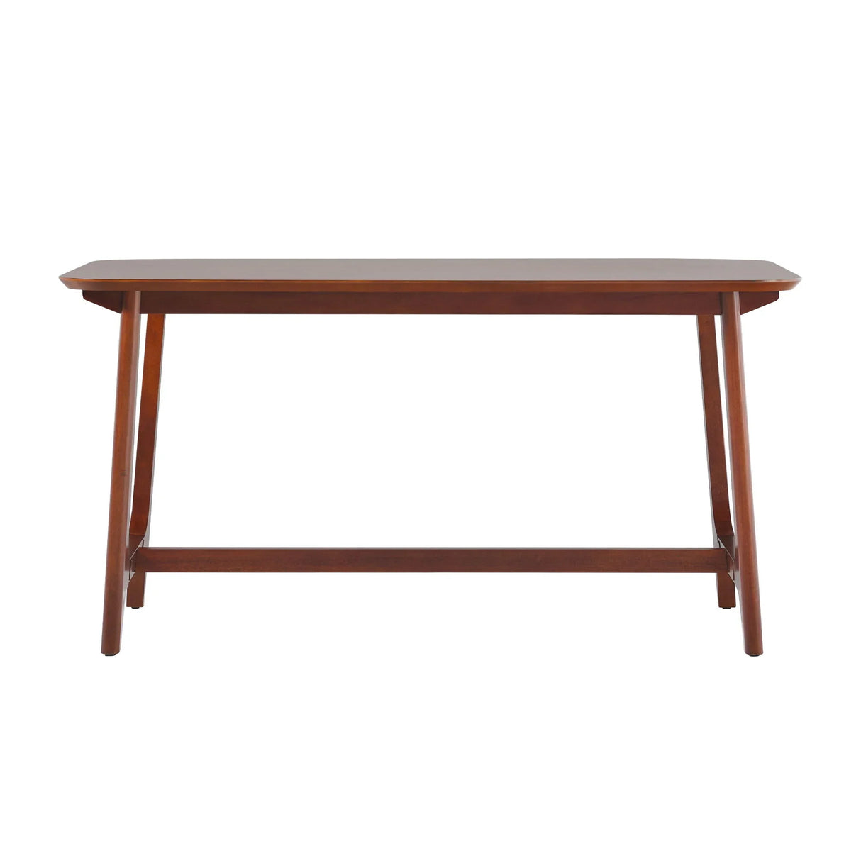 Mid-Century Modern Dining Table With Trestle Base - Furniture Home Direct