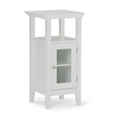 Acadian - Floor Storage Cabinet - Pure White - Furniture Home Direct