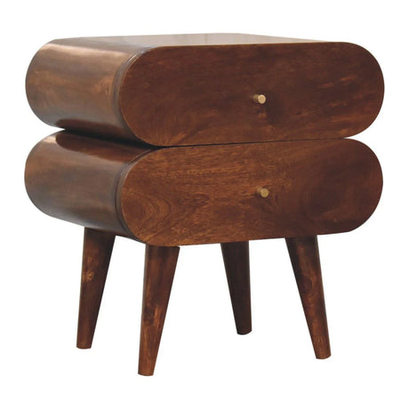 Bubble Nightstand - Brown - Furniture Home Direct
