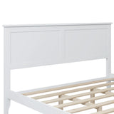 White Solid Wood 5 Piece Queen Bedroom Set(bed, 2 nightstands,chest,dresser) - Furniture Home Direct