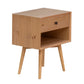 Mid Century Modern Single Drawer Nightstand - Furniture Home Direct