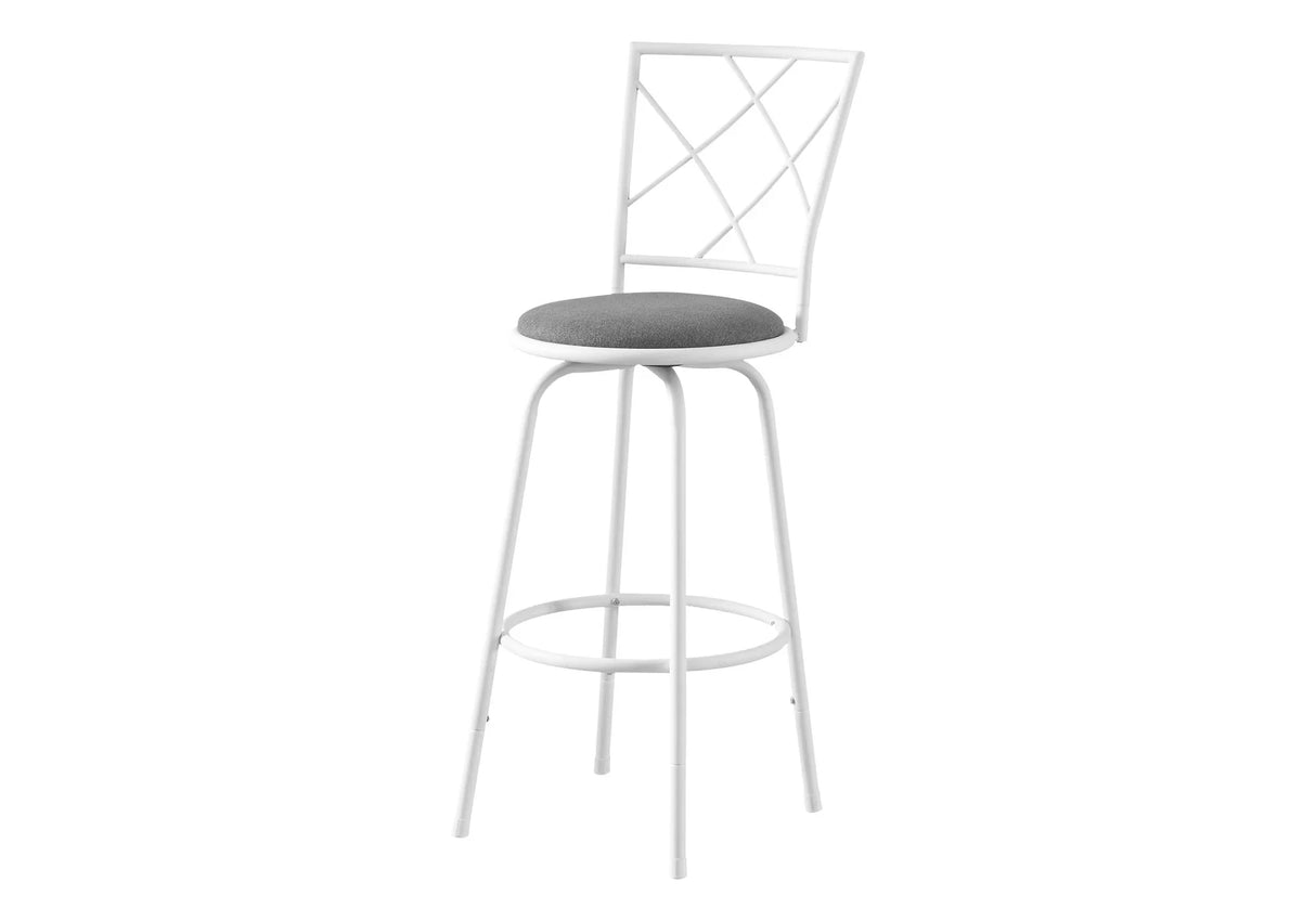 Swivel Stool Bar Height, Contemporary & Modern Style (Set of 2) - Furniture Home Direct