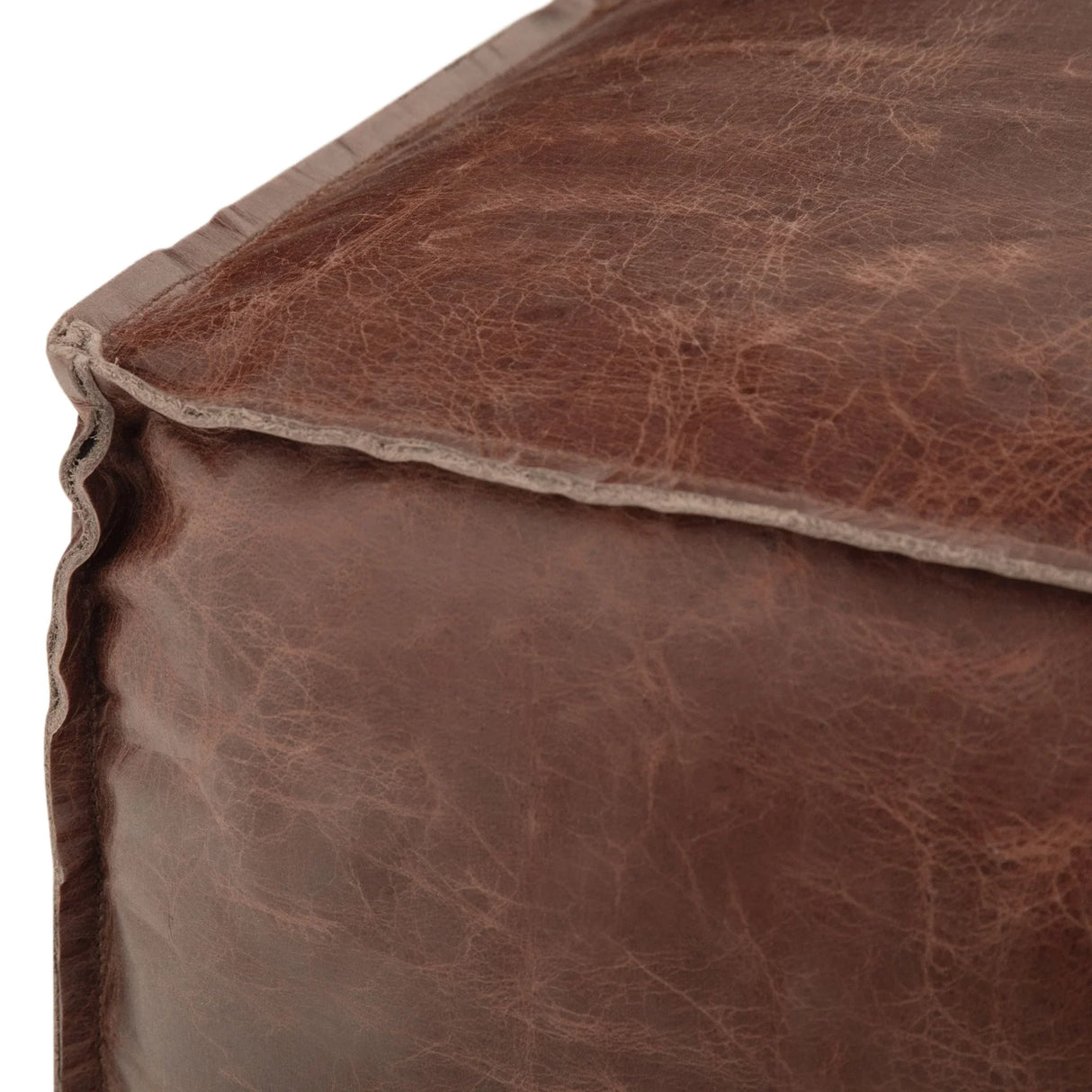 Sheffield - Handcrafted Square Pouf - Furniture Home Direct