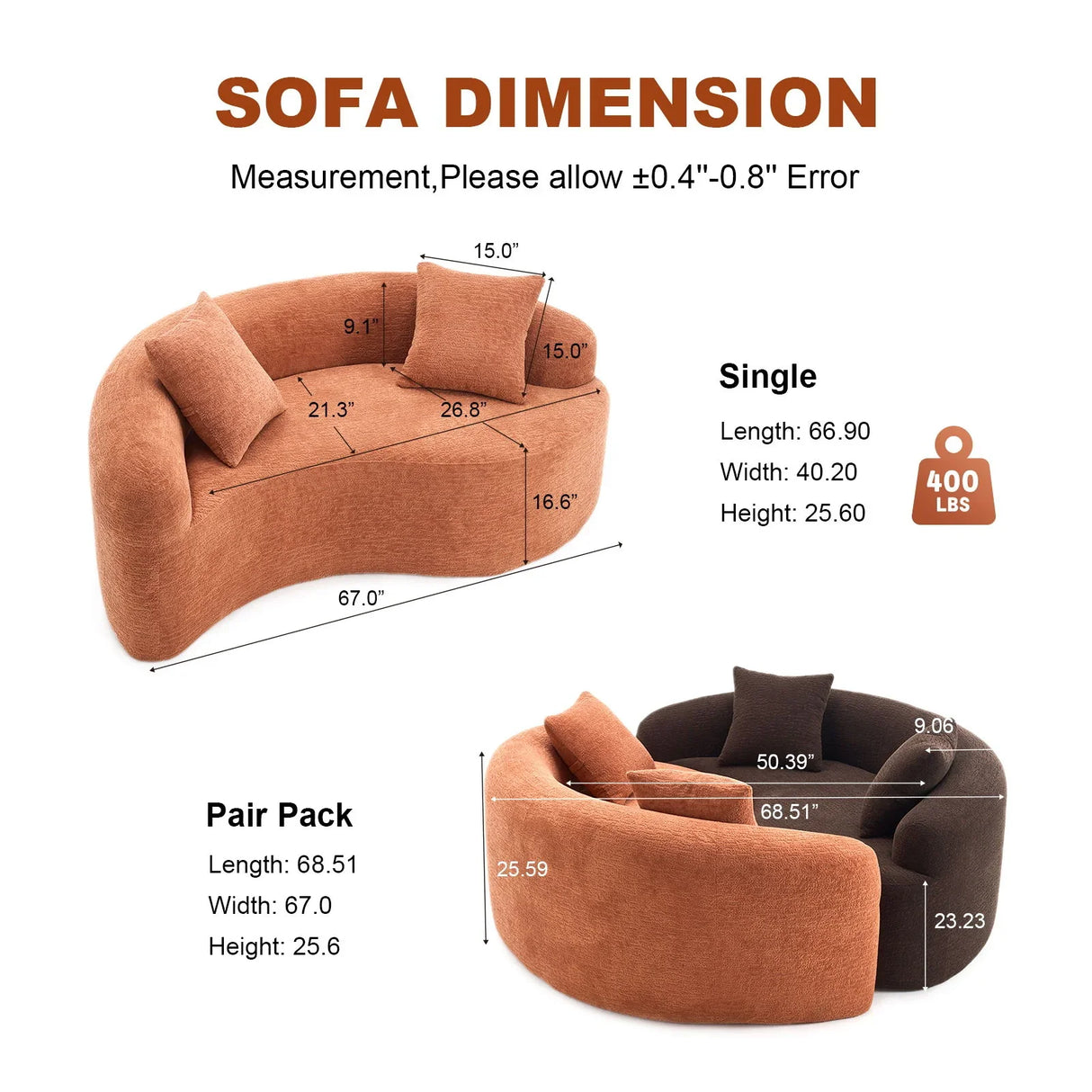 Tai Chi - Curved Dual Depth Loveseat - Furniture Home Direct