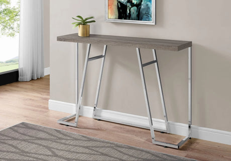 Accent Console Table For Entryway, Durable Construction - Taupe - Furniture Home Direct