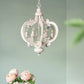 Farmhouse Chandelier, 6 Light Wood Chandelier Pendant Light Fixture With Adjustable Chain For Dining Room Living Room Entryway, Bulb Not Included - Furniture Home Direct