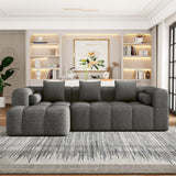 Sectional Free Combined Sofa With 2 Side Pockets - Furniture Home Direct