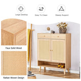 Modern Rattan Shoe Cabinet - Furniture Home Direct