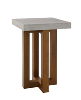 Keven - Faux Concrete Top Table - Furniture Home Direct