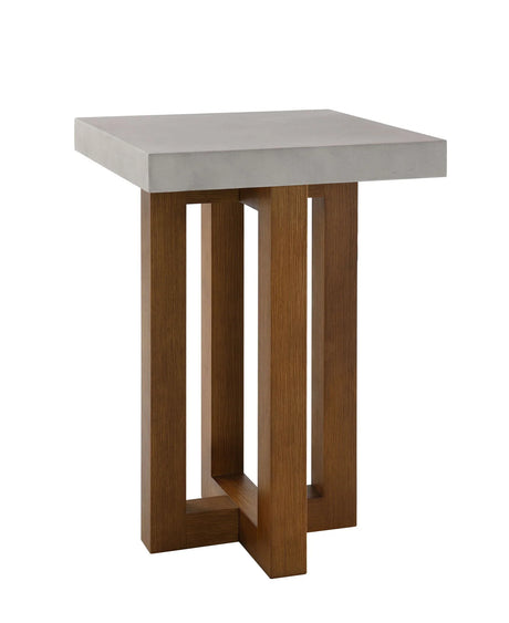 Keven - Faux Concrete Top Table - Furniture Home Direct