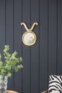Modern Round Mirror With Aluminum Frame, Wall Decor For Entryway Living Room Hallway - Gold - Furniture Home Direct