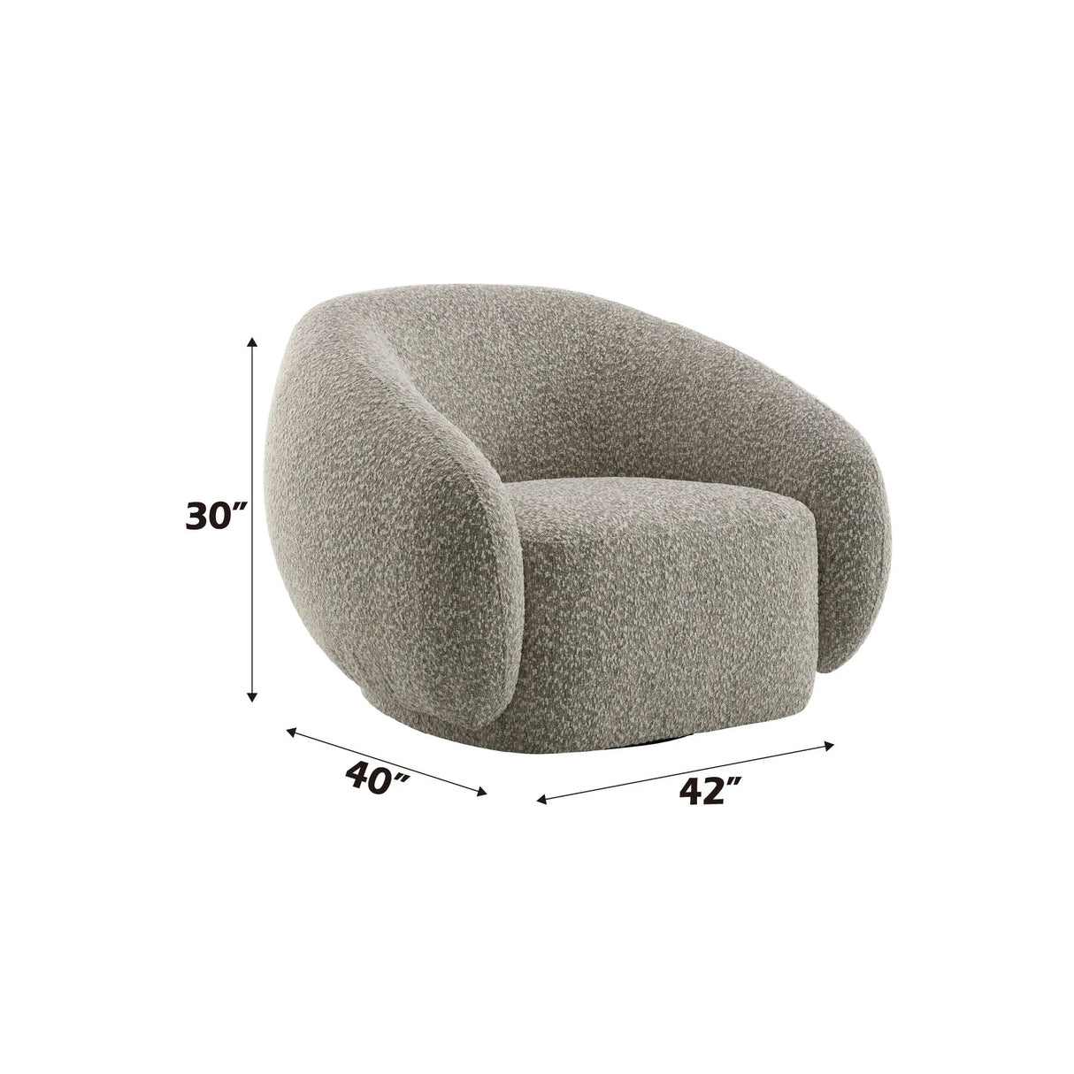 Isabel - Chair With Swivel Base - Furniture Home Direct