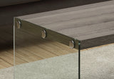Coffee Table Rectangular For Living Room Clear Tempered Glass - Furniture Home Direct
