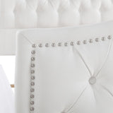 Marcella - Upholstered Shelter Headboard Bed Set - Furniture Home Direct