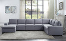 Tifton - Linen 7 Seat Reversible Modular Sectional Sofa Chaise - Furniture Home Direct