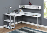 Computer Desk, Home Office, Corner, Storage Drawers, L Shape, Laptop, Contemporary & Modern - Furniture Home Direct
