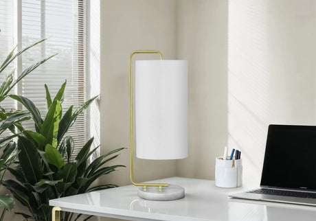 Lighting, Table Lamp, Marble, Contemporary - White - Furniture Home Direct