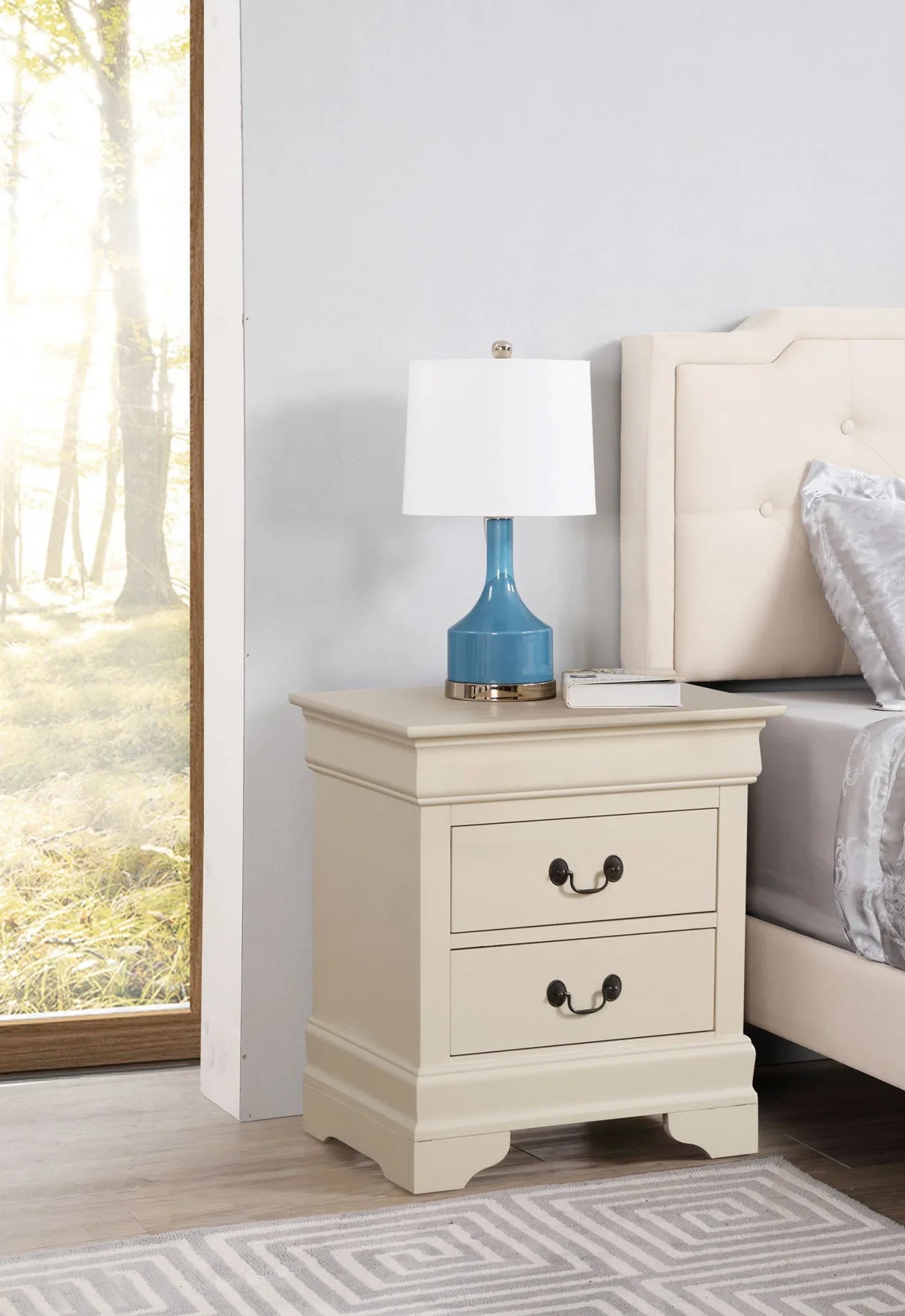 Louis Phillipe - Nightstand - Wood - Furniture Home Direct