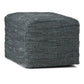 Fredrik - Handcrafted Square Pouf - Furniture Home Direct