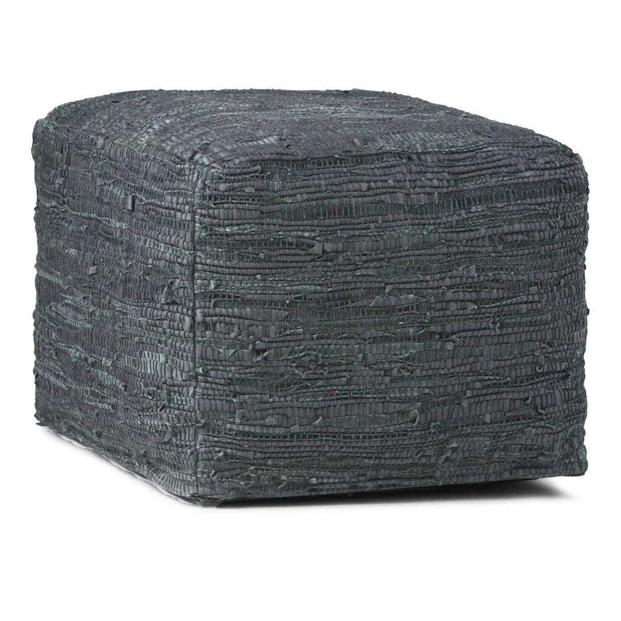 Fredrik - Handcrafted Square Pouf - Furniture Home Direct