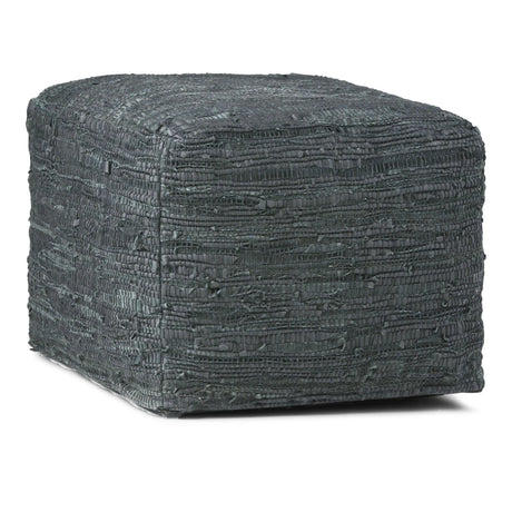 Fredrik - Handcrafted Square Pouf - Furniture Home Direct