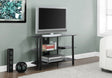 TV Stand, 36 Inch, Console, Media Entertainment Center, Storage Shelves, Contemporary & Modern - Black - Furniture Home Direct