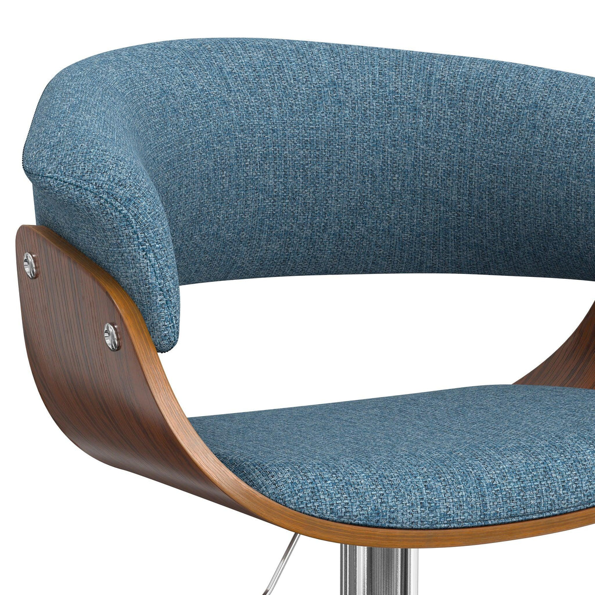 Sheldon - Upholstered Adjustable Swivel Bar Stool - Furniture Home Direct