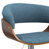 Sheldon - Upholstered Adjustable Swivel Bar Stool - Furniture Home Direct