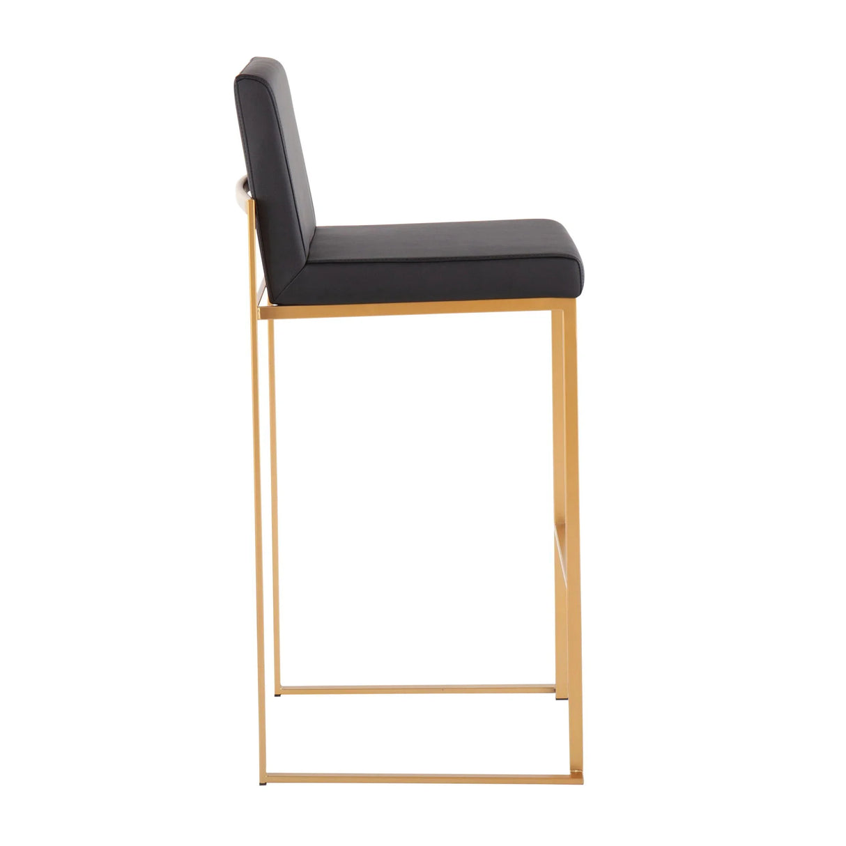 Fuji - Contemporary Design High Back Barstool (Set of 2) - Furniture Home Direct