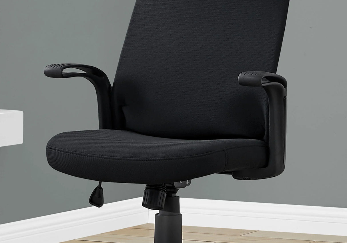 Office Chair, Adjustable Height, Swivel, Armrests, Contemporary & Modern - Furniture Home Direct